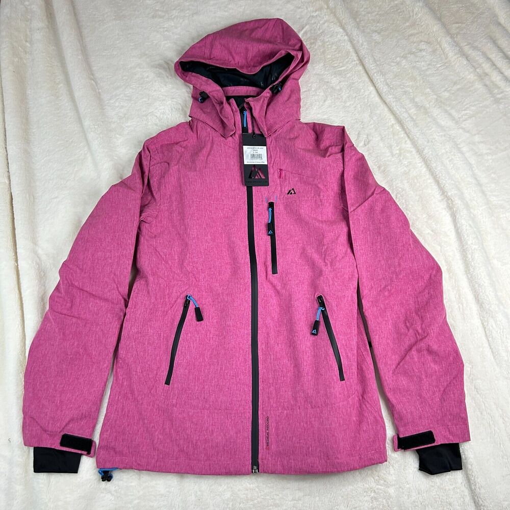 Apricoat Women's Jacket in Pink with Removable Hood Size Small